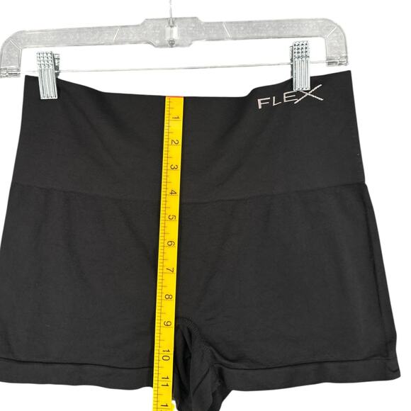 FLEX Own‎ It Black High-Waisted Seamless Athletic Booty Shorts XL - Picture 5 of 6